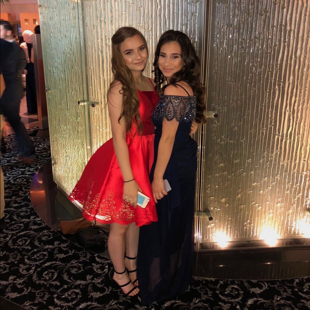 The red dress